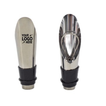 Stainless Steel Wine Pourer and Stopper Set